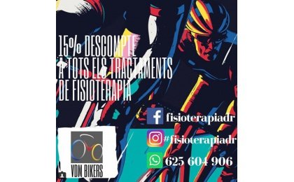 15% de descompte en tots els tractaments de Fisioteràpia