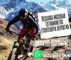 Descarga muscualar, estiramientos .. fisioterápia deportiva